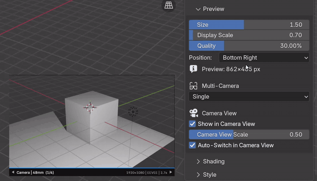 Unreal Cam scale and quality demo