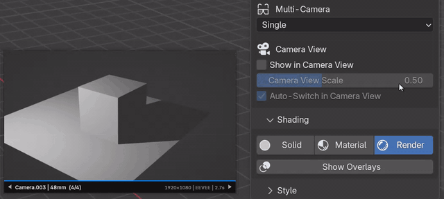 Unreal Cam quad camera demo