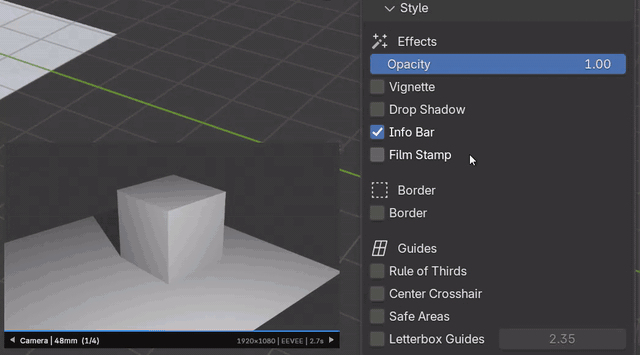 Unreal Cam guides and styling demo